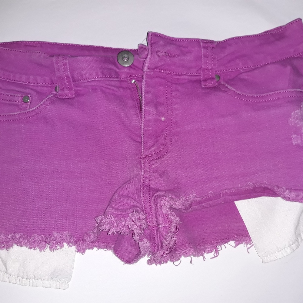 Purple shorts